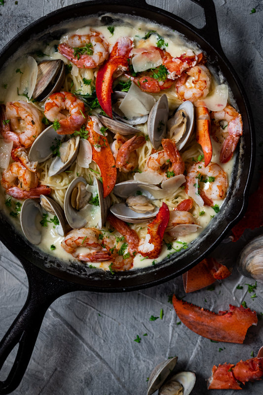 Creamy Coastal Seafood Pasta
